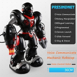 Fabrikneues Design Große Fernbedienung Robocop Programmiertes intelligentes Roboters pielzeug mit Kanonen werfer und Maschinen hand - Product Image 6