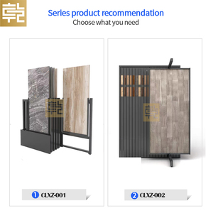 New 120x60 gốm Kệ bảng điều chỉnh đẩy-kéo trượt xoay gạch hiển thị giá đứng dễ dàng để sử dụng đứng kệ trưng bày - Product Image 5