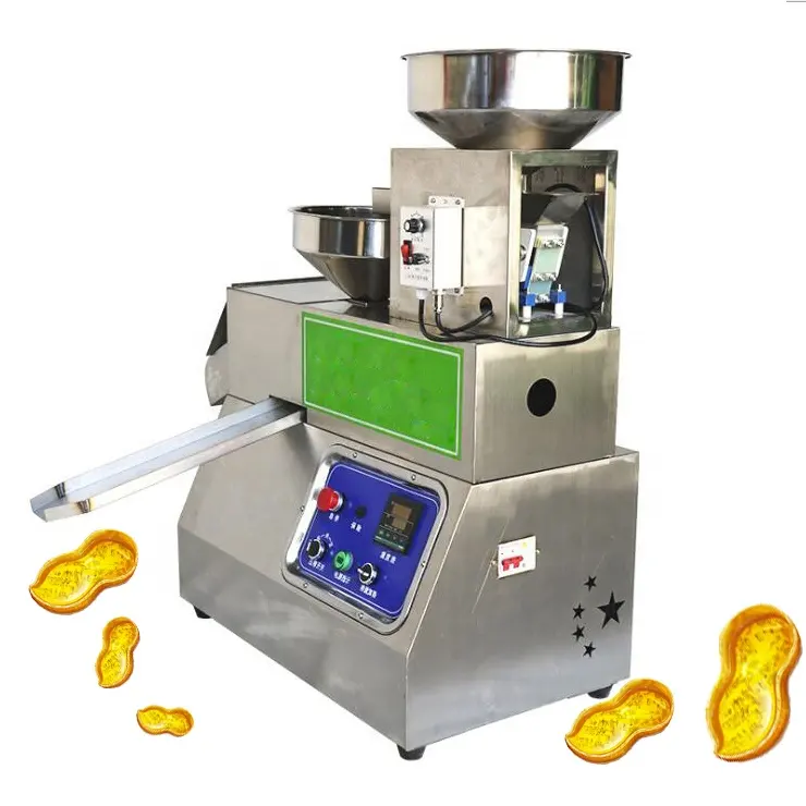 Comercial pesado deber de oliva Tornillo Prensa de aceite de máquina de fabricación de aceites de maquinaria de procesamiento de 1500w 10-15 kg/h