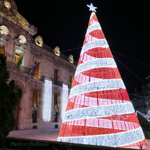 Ticari ekran dekorasyon dev çeşitli noel ağacı büyük açık sokak noel 3D LED ışıklı yılbaşı ağacı desen ışıkları - Product Image 4