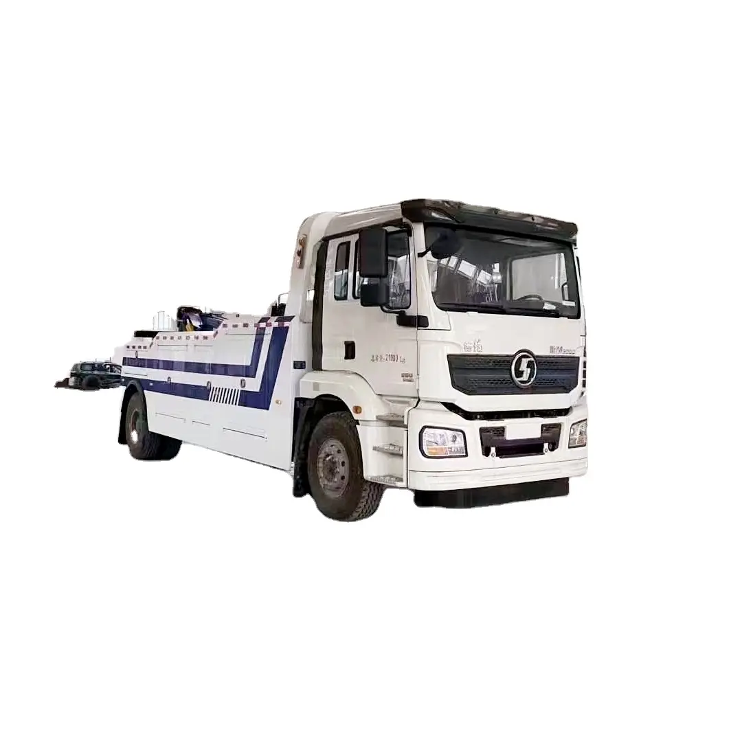 SHACMAN 4X2 6X4 10ton enkazı çekici kamyon ağır yol kurtarma çekici tamirci