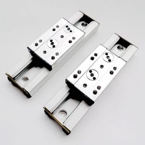 Riel de guía de aluminio con doble eje lineal, carril de guía con placas en los dos lados del extremo, SGR20N, barato - Product Image 3