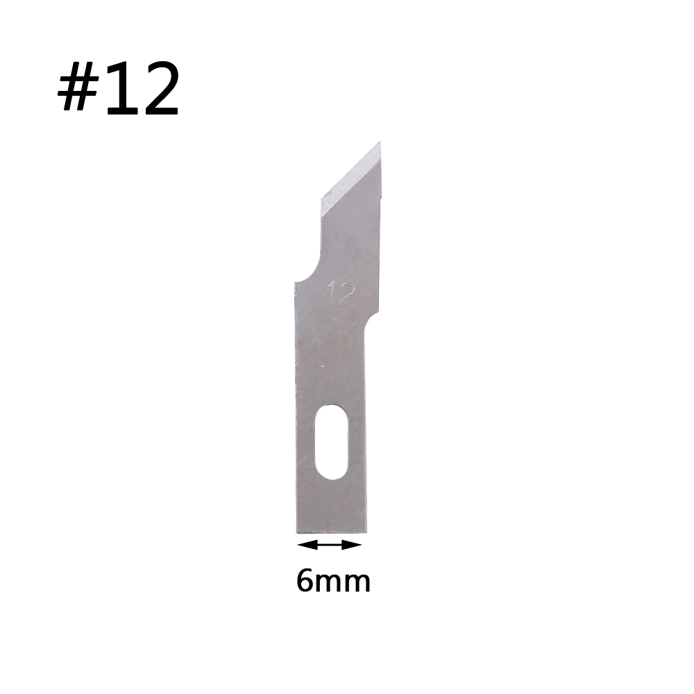 10pcs/lot Stainless Steel Blade for Wood Carving Engraving Craft Sculpture Knife Scalpel Cutting Tools for PCB Repair