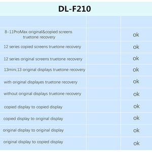 Многофункциональный программатор iParts DL F210 для восстановления тона iPhone 8 ~ 12 13, оригинальный ЖК-дисплей для копирования, оригинальное восстановление цвета