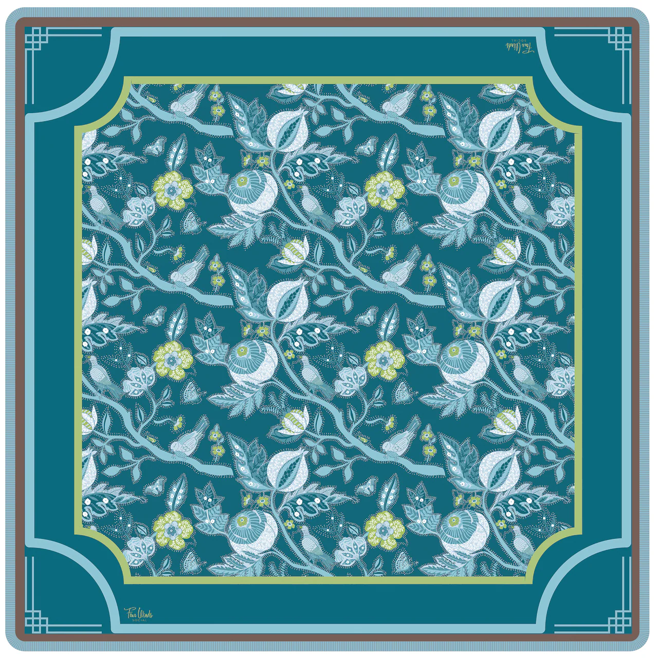 Tapis de Mahjong Multicolore de Luxe 10