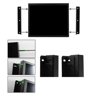 Monitor de pantalla táctil Pantalla de 17 pulgadas Monitor de pantalla táctil Alto brillo 1000Nits Monitor LCD opcional de 17 pulgadas con entrada de 12V CC - Product Image 6