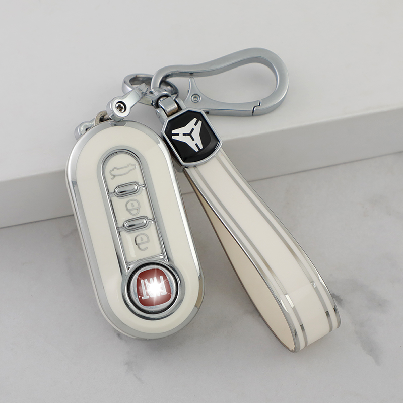 A White + Keychain