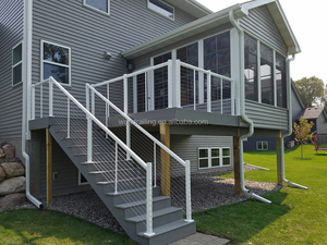 Yl מוט מחיר סיטונאי מעקה מרפסת מעקה מעקה מעקה כבל מעקה - Product Image 3