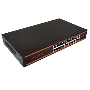 16 Gigabit PoE <strong>Ports</strong> 2 Uplink 2 Sfp Slot Ethernet <strong>Port</strong> Smart <strong>Network</strong> Enterprise PoE Switch for Cctv <strong>Ip</strong> Camera - Product Image 6