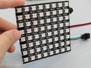 Ws2812 5V 5050 RGB Flexibles Pixel-LED-Matrix-Panel 16*16 256-Pixel-LED-Display mit App Control Copper Body Switch-Modus