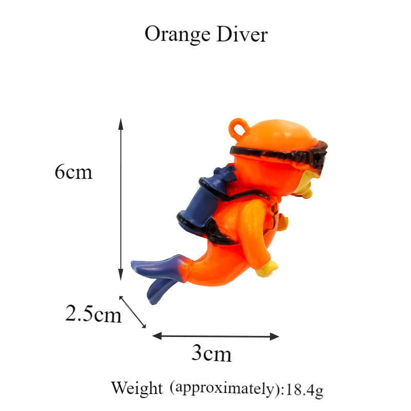 Orange diver