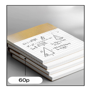 定制便利75 * 75毫米贴纸套装60件螺旋记事本和带纸套的日记本 - Product Image 6