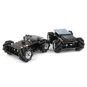 4WD Mecanum Wheel Trolley <strong>Python</strong> Programming Smart Car <strong>Robot</strong> Kits for Micro:bit - Product Image 1
