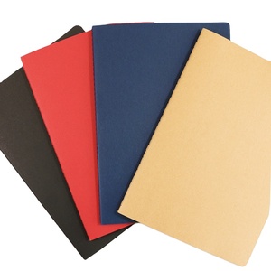 Wholesale A5 Size <strong>Notebook</strong> <strong>with</strong> Custom Logo Kraft Paper Cover Spiral Bound Printed Style Saddle Stitched <strong>Binding</strong> for School - Product Image 1