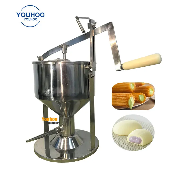 Petite machine de remplissage de centres de confitures de gâteaux delimanjoo, machine de remplissage de crème de boulangerie et de fromage pour magasin