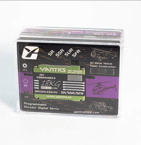 YANTRS fırçasız su geçirmez 18KG düşük profilli RC Servo 14 Bit manyetik kodlama helikopter yarış arabası vb için 8.4V 0.03S. - Product Image 6