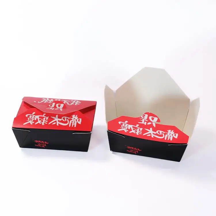 로고 디자인 공장 도매 종이 버거 박스 플래터 피자 식품 종이 포장
