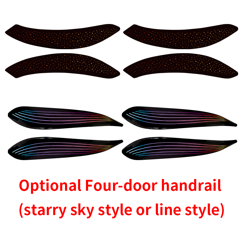 Four-door handrail