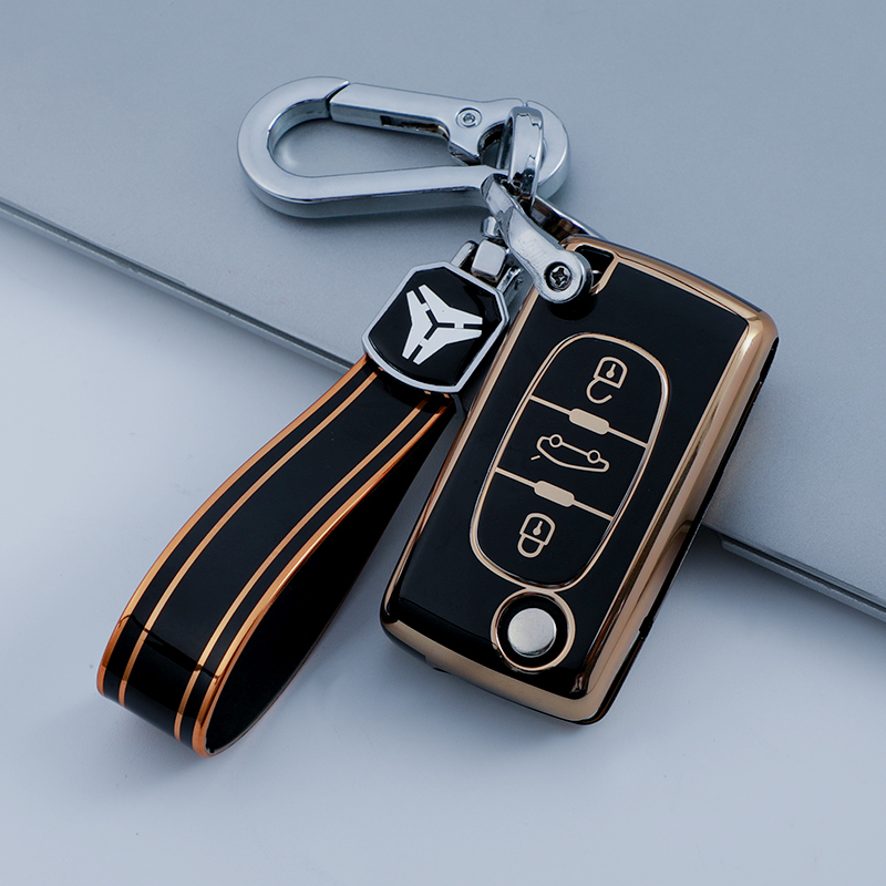 3 Button Black + Keychain