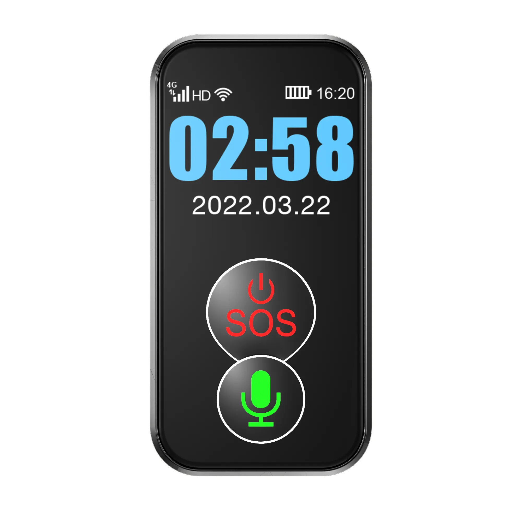 SOS gọi màn hình người già GPS Tracker 4G GPS LBS Wifi định vị Kid Tracker Lịch Sử tuyến đường fa81 GPS Tracker
