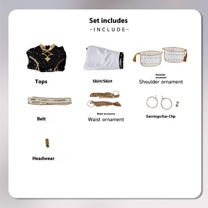 Kostum <span class=keywords><strong>Cosplay</strong></span> emas hitam Korps SAE, kostum panggung Korps penyihir Anime, <span class=keywords><strong>Cosplay</strong></span> Zoe Lumi - Product Image 5