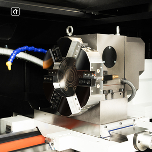 Máquina de torno paralelo CNC Horizontal CK6150, máquina de torno CNC de cama plana, precio de máquina de torno, mecanizado de metal automático - Product Image 3