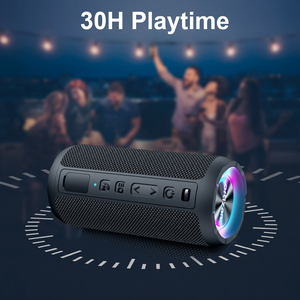 Padrise增强型低音便携式蓝牙扬声器X10pro无线带RGB发光二极管照明防水支持定制 - Product Image 3