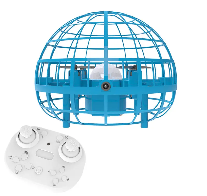 Flying Ball Spinner Mini Drone UFO con telecomando RC elicottero aereo giocattolo per bambini bambini