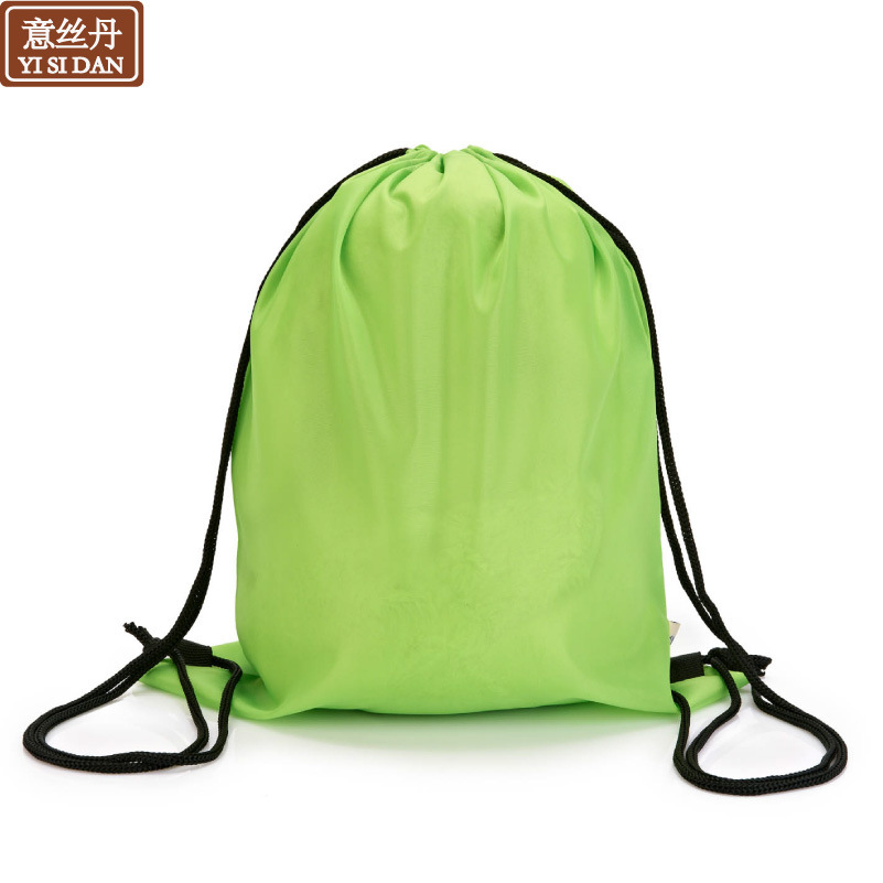 Sac à dos à cordon vert clair