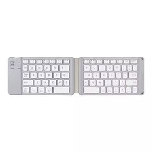 Slim Mini Size Rechargeable Wireless Blue Tooth BT Foldable <strong>Keyboard</strong> for <strong>Android</strong> Windows Ipad - Product Image 6