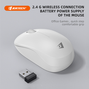 JERTECH JR5 personalizzato personalizzato Logo ergonomia batteria ricaricabile Mouse Computer ricevitore USB Mouse senza fili - Product Image 2
