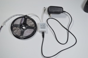 Su geçirmez IP65 LED ışık şerit kiti 12V RGB LED arka ışık 80 uzaktan kumanda Colorful renkli DC 12V OEM bakır Led De 1 Metro 5M - Product Image 2