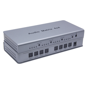 <strong>HDMI</strong> <strong>Matrix</strong> switcher 4X4 with <strong>4</strong> Digital Audio fiber <strong>input</strong> and <strong>output</strong> <strong>HDMI</strong> <strong>matrix</strong> - Product Image 1