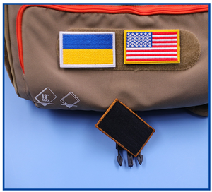 Tùy chỉnh sang trọng Velcro thăng hoa truyền nhiệt vá thêu Mỹ Mexico Canada USA sao quốc gia cờ các bản vá lỗi cho quần áo - Product Image 3