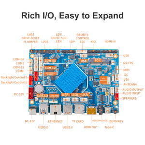 Placa base Liontron K4 RK3399 Rockchip Six Hexa Core A72 A53 Android Ubuntu Linux Placa de código abierto para quiosco de máquinas expendedoras - Product Image 6