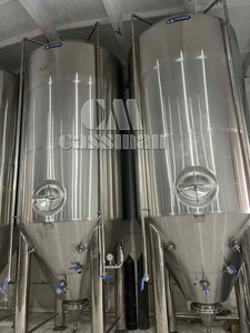 Kích thước lớn 10000L 20000l 30000l 40000l hình trụ hình nón bia lên men với giá rẻ - Product Image 6