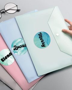 Özelleştirilmiş boyutu doğrudan termal nakliye etiketleri yuvarlak renkli termal etiket kendinden yapışkanlı daire termal çıkartmalar Rolls - Product Image 1