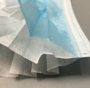 Masker Respirator sekali pakai, 3 lapisan non-tenun Anti debu klip hidung dapat disesuaikan tali kepala dipasang tebal bernapas - Product Image 4