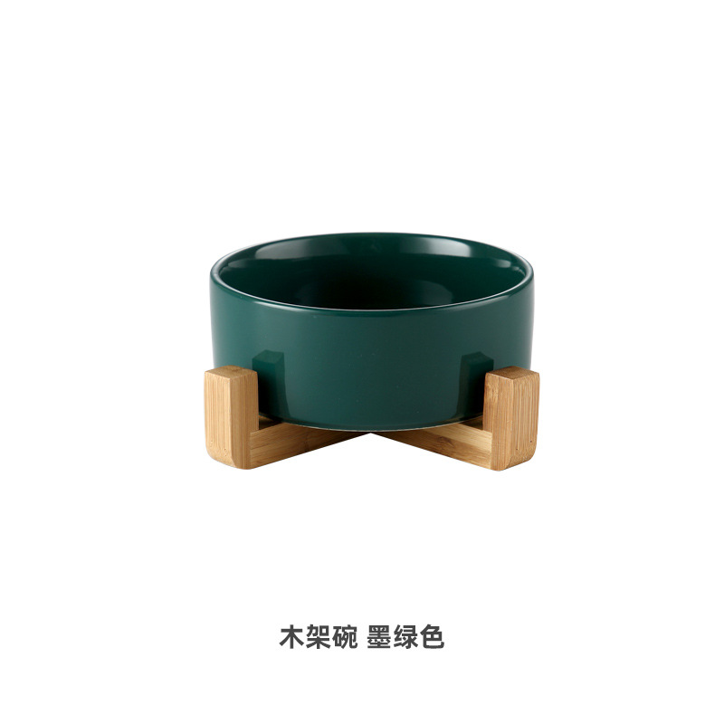 Bol vert avec support