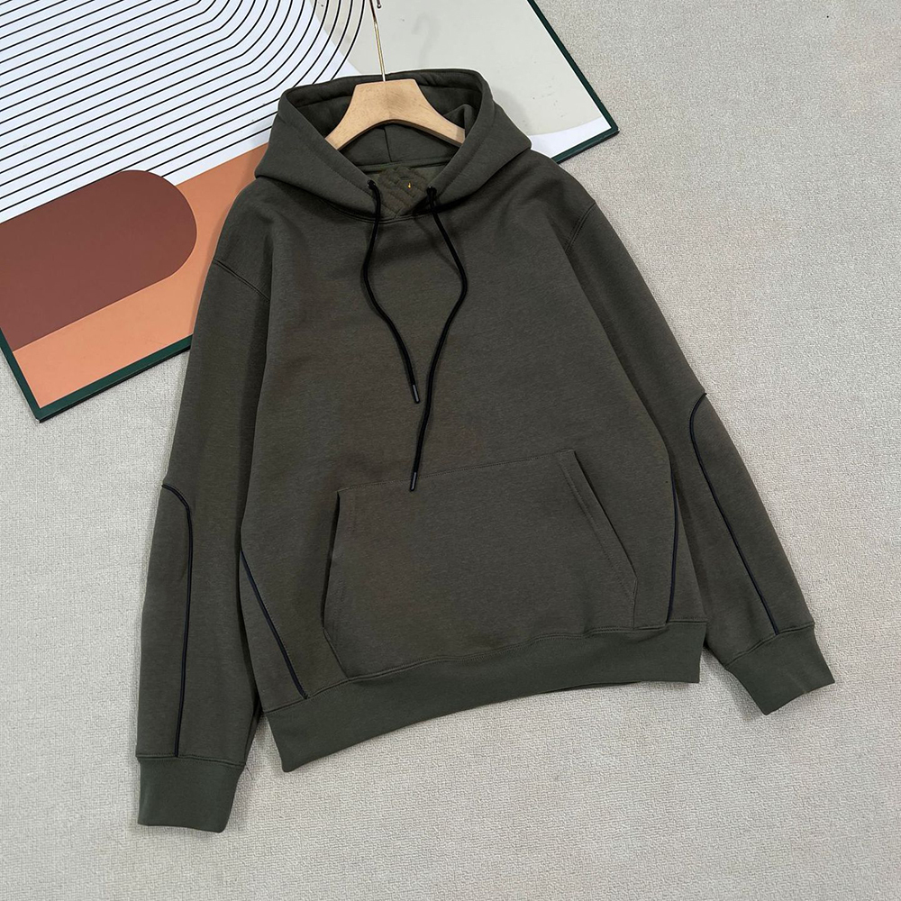 Sweat à capuche vert