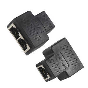 Lan kablosu uzatma Cat5e Cat6 RJ45 3 yollu ağ Splitter konektörü Ethernet adaptörü - Product Image 4