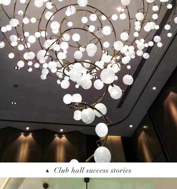 Zhongshan Guzhen new design bulb LED chandelier for council chamber and lobby