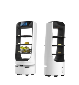 24-Hour Self-Driving Food Delivery AGV <strong>Robot</strong> <strong>System</strong> Hotel Restaurant Waiter <strong>Robot</strong> for Material <strong>Handling</strong> Restaurant Use - Product Image 1