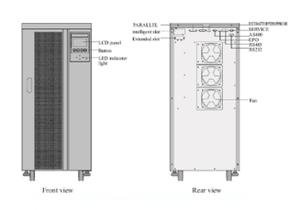 20KVA 30KVA 40kVA 60kVA <strong>3</strong> <strong>Phase</strong> <strong>Input</strong> <strong>Output</strong> Pure Sine Wave Outdoor Low Frequency Online <strong>UPS</strong> 3000va Three <strong>Phase</strong> Inverter Module - Product Image 4