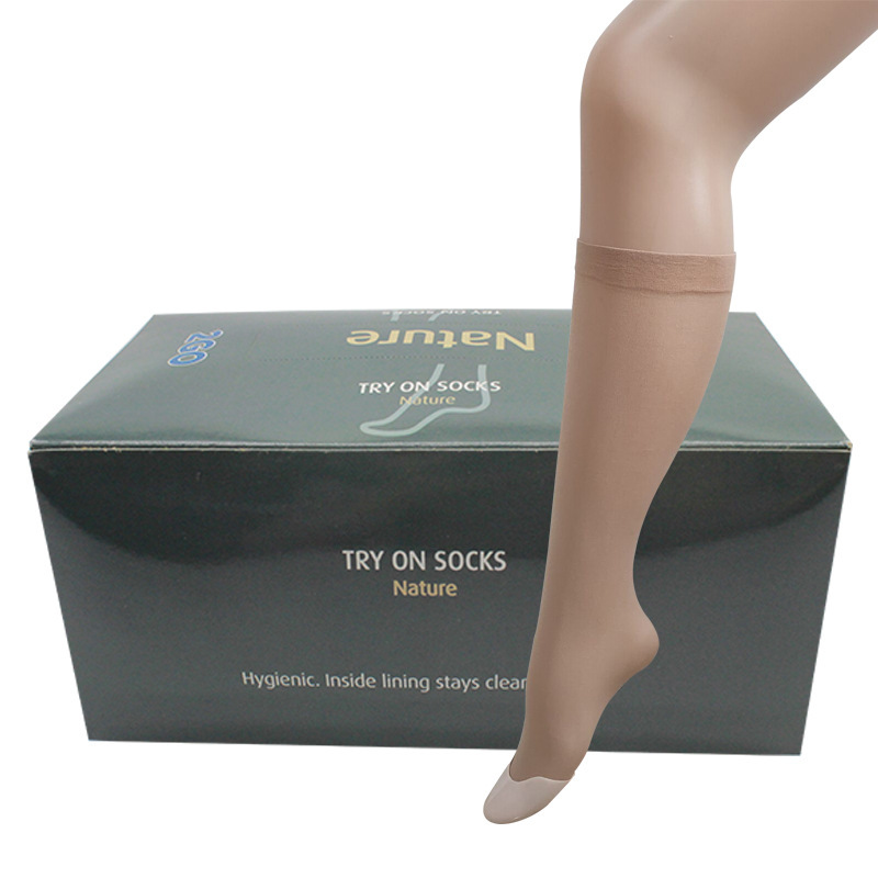 36 paires (chaussettes de test mi-mollet) couleur peau