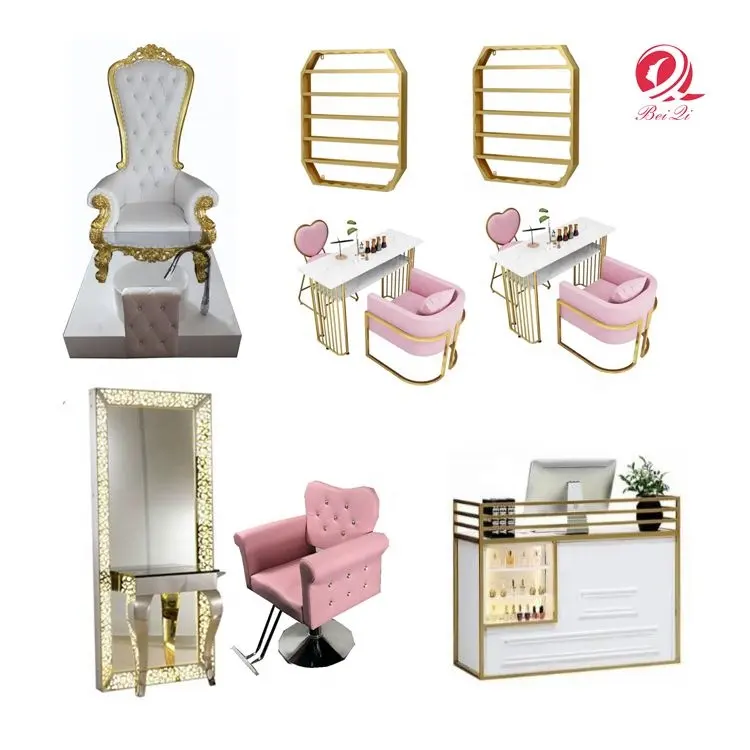 सबसे अच्छा बेच सौंदर्य सैलून की दुकान equiment गुलाबी स्टाइलिंग हज्जाम की दुकान कुर्सियों महिला