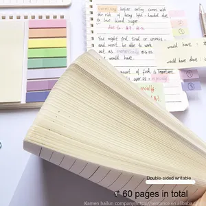 Cuaderno de estudiante multiusos de color macarrón, notas adhesivas de expansión de hojas sueltas, Bloc de notas de combinación múltiple - Product Image 4