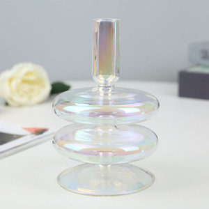 סגנון נורדי מותאם אישית borosilicate זכוכית פנינה צבע יד פנינה מפוצץ זכוכית צינור נר מקל