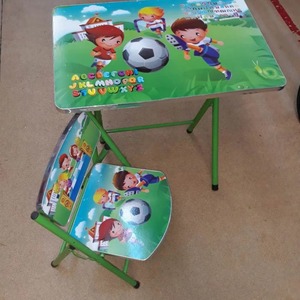 RHS-Kids çalışma masa sandalye seti yüksekliği ayarlanabilir yürümeye başlayan masa ve sandalye seti çocuklar için Graffiti masaüstü plastik çocuk sanat masa - Product Image 6