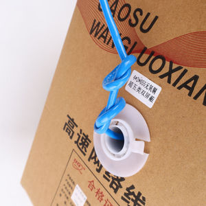 Oem <span class=keywords><strong>Cat5</strong></span> 1000ft sfuso cavo Ethernet 100% puro solido rame nudo 23awg 4 paia <span class=keywords><strong>Utp</strong></span> Cat6 cavo Internet